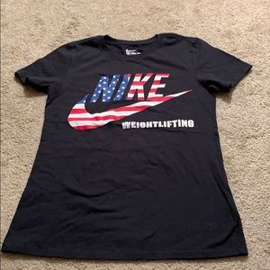 Nike weightlifting t shirt
